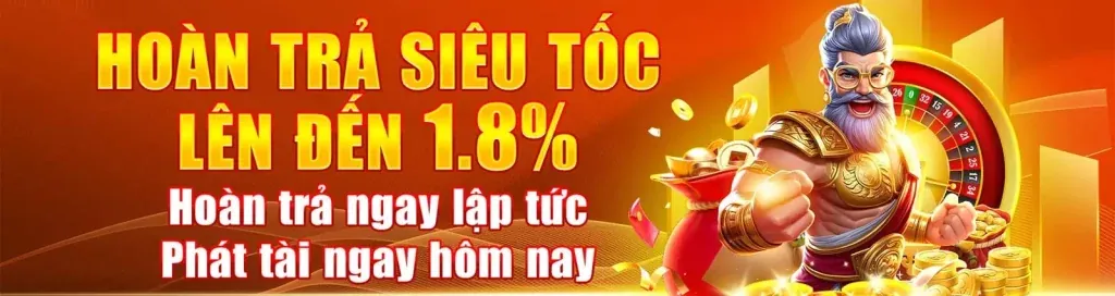 Khuyến mãi chào mừng Vin777vin với thưởng nạp tiền lần đầu hấp dẫn